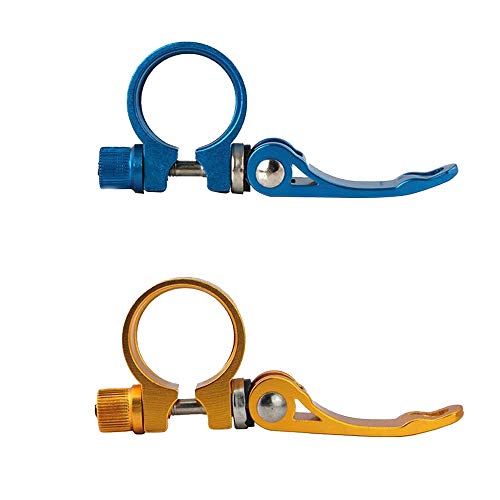 image for VOKOLY 2pcs 31.8 mm Bicycle Quick Release SeatPost Clamp Aluminum Allo