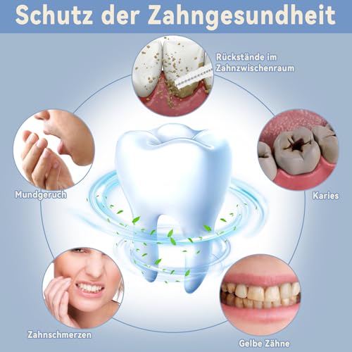 benlidoner 66 Stück Interdentalbürsten, Zahnzwischenraumbürsten in 6 Farben mit Etui, Wiederverwendbare und Flexible Zwischenraumbürsten, Dentalbürsten für die Reinigung der Zahnreinigung Zwischenräum