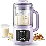N4 - Máquina automática de leche de nueces de 50 onzas para almendras caseras, avena, yogur de soja y bebidas sin lácteos, modos preestablecidos inteligentes, autolimpieza rápida y diseño