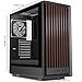 FOIFKIN M1 PC Case -Walnut Front pane Pre-Installed 4 PWM ARGB Fan, ATX Mid-Tower Gaming PC Case, with Type-C,FOIFKIN (Black, M1)