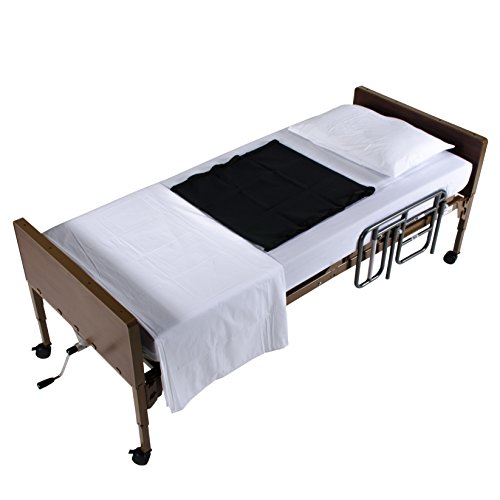 Patient Aid 28" X 28" Tubular Reusable Slide Sheet With Handles | For Patient Transfers, Turning, And Repositioning In Bed | Sliding Draw Sheets To Assist Moving Elderly And Disabled #TOP2