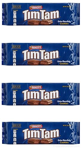Tim Tam Extra Chocolaty (Pack Of 4 x 200g Ea) Irresistable Chocolately Happiness, Made in Australia