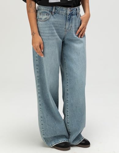 Rsq Womens Mid Rise Wide Leg Jeans2