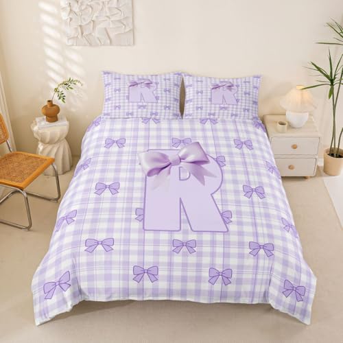 Ensemble de literie ribbon rose pour chambre de filles esthétique 220x240 - 2