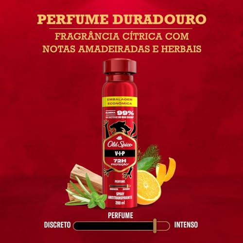 Old Spice Vip Desodorante Spray 120 Gr
