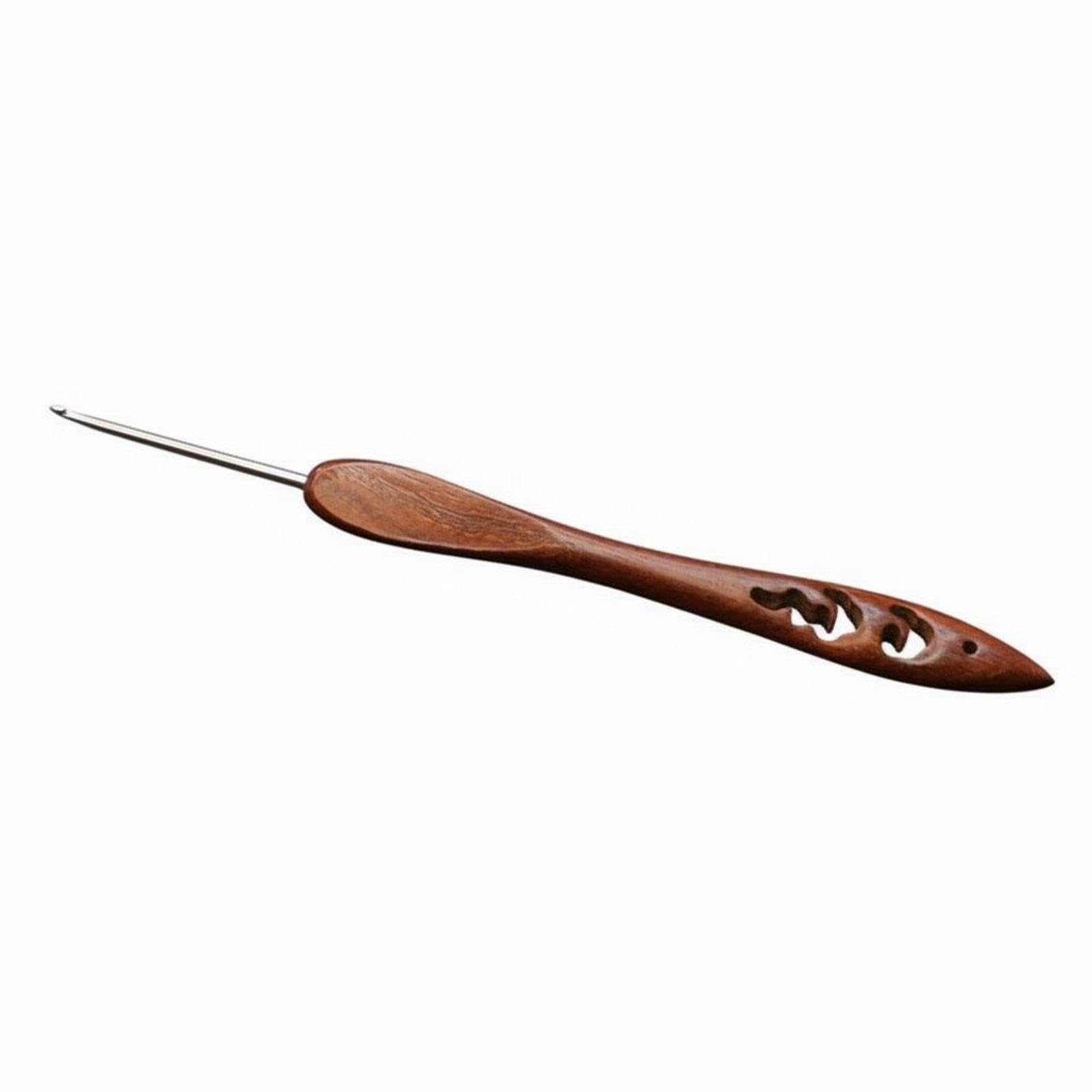 SNAPPSY Wooden Handle Crochet Hook Finely Polished Rosewood Crochet Hook Sturdy Handmade Knitting Tool for Knitter S, Hobbyists, Home Crafting, Leisure Time 1.6MM Null Yunsuo Red-image-48