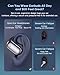 CoolJumper AI Translating Earbuds Real Time 3 in 1 Translation Headphones 144 Languages & Accents, Ultra Open Ear Headphones Bluetooth 5.4 for Bussiness Travel Learning - Silver Black