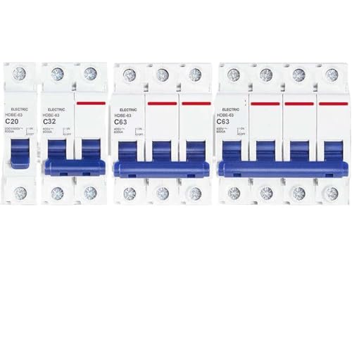 Mini disjoncteur 3P 125A interrupteur d air pour rénover le tableau électrique de la maison