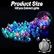 URAQT LED Ballonlichter, 100 x Mini Bunte Runde Led Ballons Lichter LED Laternenlichter Party Licht Luftballon Lichter Dekoration für Hochzeit Neujahr Halloween Weihnachten Party (Farbe)