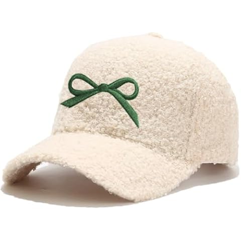 Avilego Women's Winter Baseball Cap in Beigegreen Cover