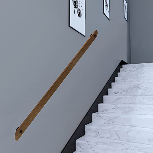 Rampe d'escalier en bois massif de qualité premium pour sécuriser votre couloir ou loft