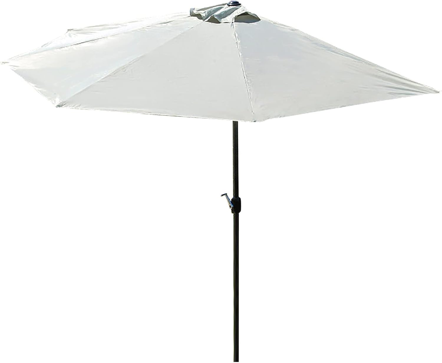 Patio Umbrella 2.8m Half Round Umbrella Market Table Umbrella, Sturdy Outdoor Wallside Corner Pergola Sun Shade Umbrella, Easy and Compact Storage,gr?-A