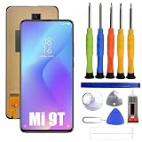 VUXYIT TFT LCD Screen Replacement Compatible with Xiaomi Mi 9T / Redmi K20 / Mi 9T Pro,Touch Digitizer Assembly, [No Fingerprint Support] Including Repair Tool Kit