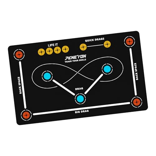 Alfombrilla de entrenamiento de fútbol, almohadilla antideslizante para manejo de palos, ayuda de hockey para entusiastas de interiores y exteriores, profesionales, principiantes, atletas, fútbol