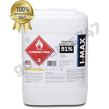 Amazon Com Isopropyl Alcohol 8 X 1 Gallon Ipa 99 5 8 Gallons Of High Purity Ipa Made In Usa Everything Else