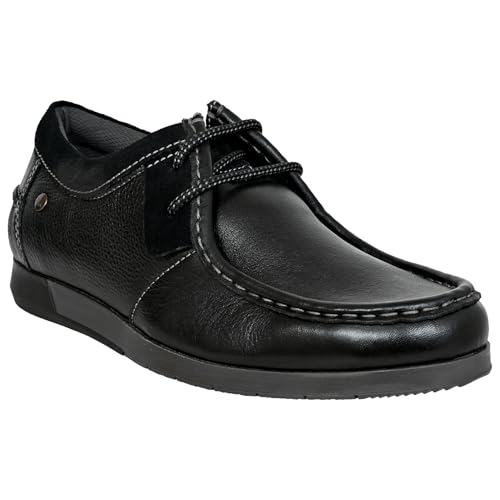 Image of Hx London Leather Formal Lace-Up Shoes for Men
