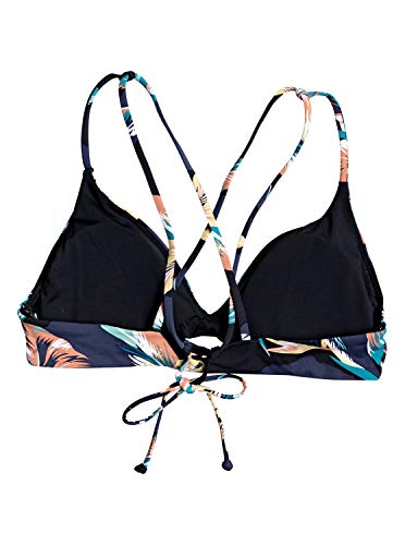 Roxy womens Printed Beach Classics Tri Bikini Top, Anthracite Tropical Sample, Medium US - Image 7