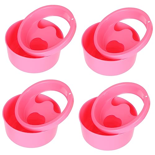SOESFOUFU 4pcs Manicure Soak Bowl Set Spa Manicure Hand Soak Bowl for Nail Art Soften Hand Dead Skin Removing Home Salon Care Tool