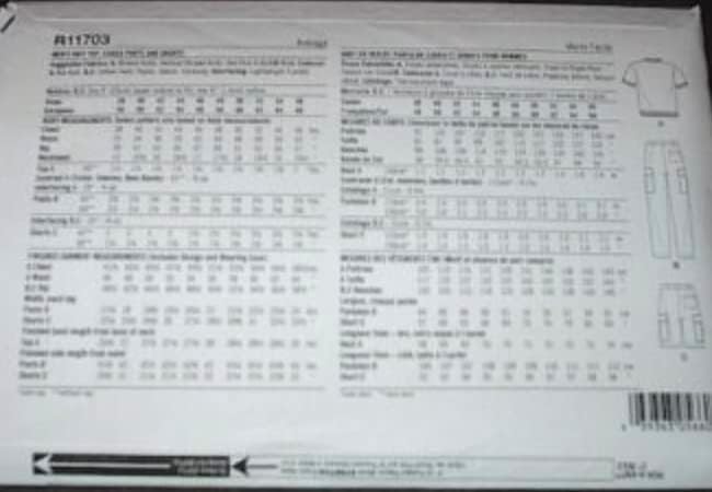 Miniatura 2 de Simplicity R117039718 - Camiseta de punto para hombre, pantalones cargo y pantalones cortos con patrón de costura, talla BB (48-56)