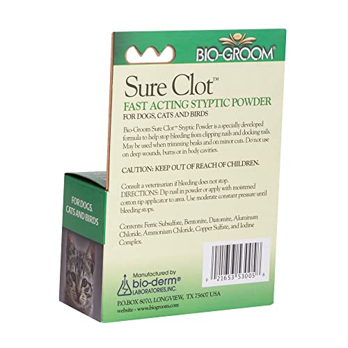 Bio-Groom Sure Clot Fast Acting Stypic Powder.5 Oz #TOP1