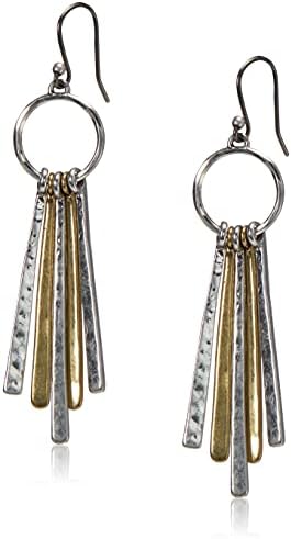 Lucky Brand Metal Paddle Drop Earrings