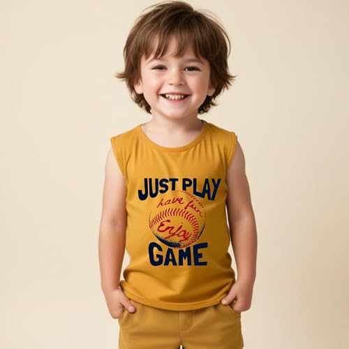Image of minicult Printed Cotton Jersey Vest for Boys and Girls (Multicolor)