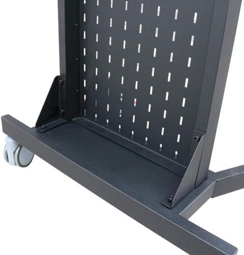 Soporte móvil para TV con ruedas y bandeja para cámara miniatura 3
