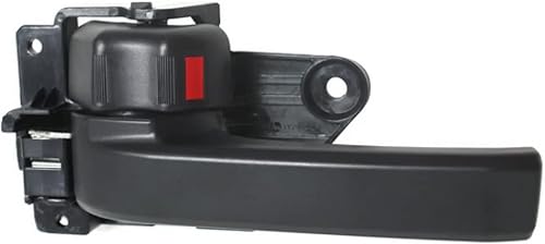 KarParts360 Compatible con Toyota Tundra - Manija de puerta interior delantera o trasera, lado del conductor negro (2007-2018) con botón de bloqueo
