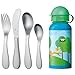 Produktbild WMF Knuddel Kinderbesteck, 5-teilig, mit Trinkflasche, ab 3 Jahren, Cromargan Edelstahl poliert, spülmaschinengeeignet, farb- und lebensmittelecht
