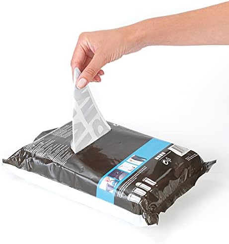 Brabantia Perfectfit Bags, Code H, 50-60 Litre, 40 Bags Per Dispenser, 5 Packs, (Total Of 200 Bags) - White