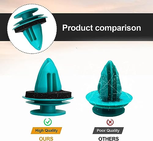 Image of 100Pcs Door Trim Panel Retainer Clips Compatible with Toyota Tacoma Sienna Cruiser Avalon Corolla Camry Tundra Sequoia Matrix Prius RAV4 Lexus Scion Land, 1Pcs Fastener Remover 90467-10188