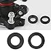 Uitndvyte 5 Pair Alloy Disc Brake Spacers Mountain Bike Brake Spacers Bike Washers Bike Washers Rings Set Bike Brake Bike Brake Spacers for Disc Bike Washers Rings