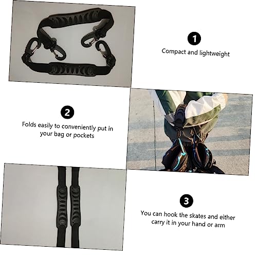 Toddmomy 2 Unidades Elevador de Sapata Alça para botas de patinação Alça de transporte para botas de