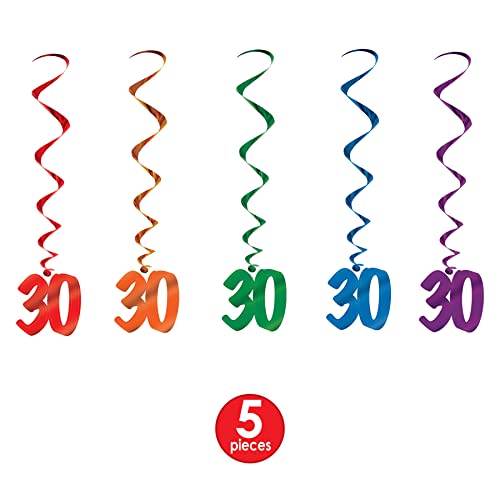 30 Whirls (Asstd Colors) (5/Pkg) #TOP2
