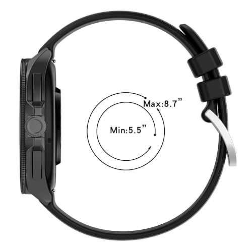 6-Pack correas compatibles Xiaomi Watch silicona miniatura 2