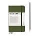 Leuchtturm1917 Classic Hardcover Squared Pocket Notebook Army