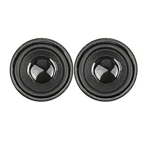 ERH India 2 Pcs 2 inch Round Speaker 50 mm Diameter 4 Ohm 3W Speaker for Electronic Projects Home Audio Systems etc.