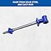 Yost Vises Y18SS Vise Screw | 18 Inch DIY Vise Tool | Solid Steel Main Screw with a Cast Iron Body Construction, Blue Metallic