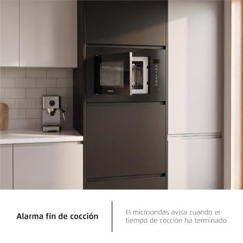 Miniatura 12 de Corberó Microondas Integrable Cmicg520glni Capacidad 20 L Potencia 700 W 10 Niveles Auto Menú Descongelar Temporizador 95 Min Control Táctil Color Negro