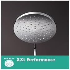 hansgrohe Vernis Blend 8-inch 1-Spray Fixed Shower Head, Full in Chrome, 2.5 GPM, 26271001