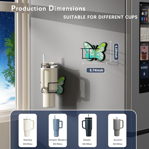 67% Off Butterfly Magnetic Fridge Cup Holder for Stanley Tumblers - Image 4