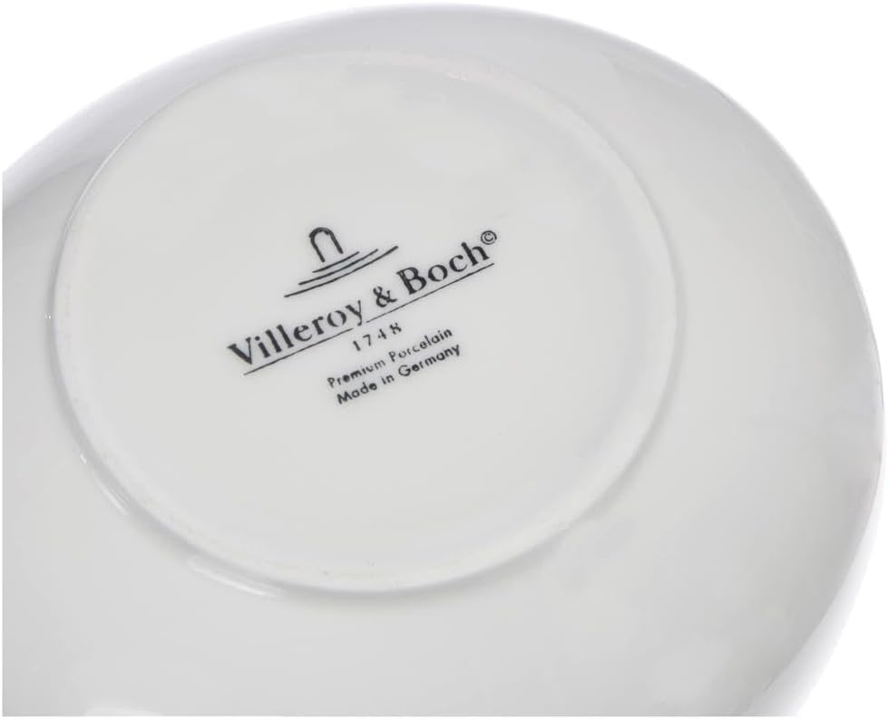 Villeroy & Boch New Cottage Basic Sugar Bowl, 15 oz, Height: 2.5 in, Premium Porcelain, Made in Germany, Creamy White