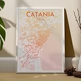 Zoom IMG-1 mapdify catania poster personalizzato della
