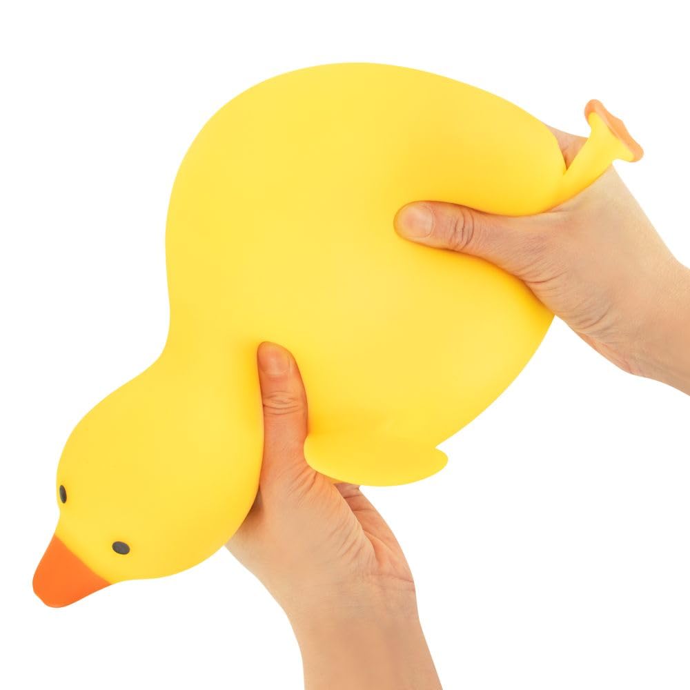 Jumbo Squishy Duck Slow-Rise Sensory Toy Extra Large Squeeze Stress Toy for Kids & Adults Soft Foam Fidget Ages 3+ 32cm - Image 2