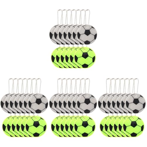 Pendentif réfléchissant football pour sac à dos et clés d'entraînement