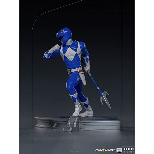 Iron Studios Power Rangers Blue Ranger 1/10 Scale | Power Rangers | 7" inches Collectible Figure by Iron Studios - Image 4