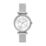 Fossil レディース Tillie 三針ステンレススチールウォッチ，BQ3988