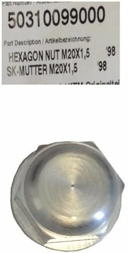 New OEM KTM de la rueda trasera Hexágono Tuerca M20x 15sx XC EXC EGS MXC Exe 50310099000
