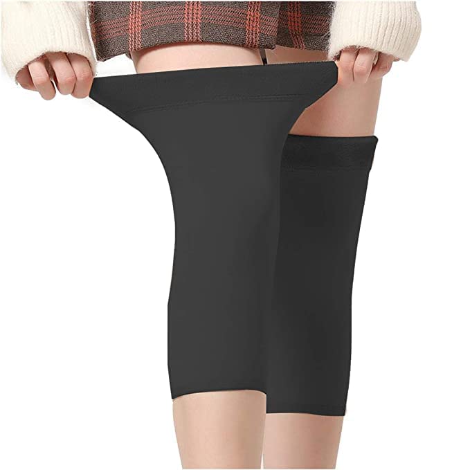 Drupe Winter knee leg protector warm Fur Over Knee Long woollen adult Knee cap support Warmer Socks for men women (Black) -1 pair (B0BRB9VQ59) Amazon Price History, Amazon Price Tracker