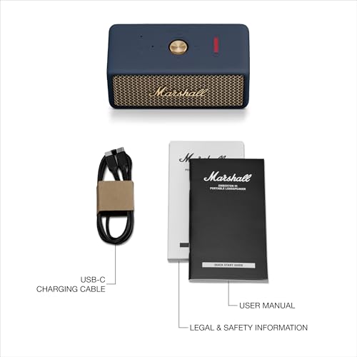 Marshall Emberton III Enceinte Bluetooth Portable Bleu Nuit